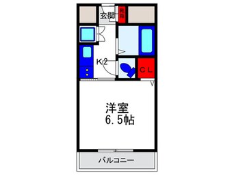 間取図 サンパティゼ豊中