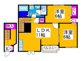 間取図 アクロスⅠ