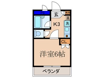 間取図 エステ－ト中書島