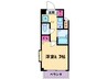 ベラジオ四条堀川(601) 1Kの間取り