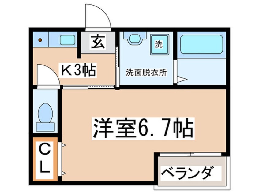 間取図 I.Residence天王寺