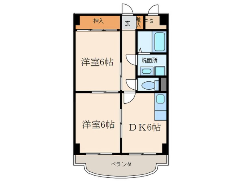 間取図 レジデンス ミイチ