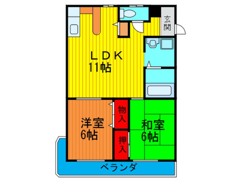 間取図 サントリーノ迎賓館