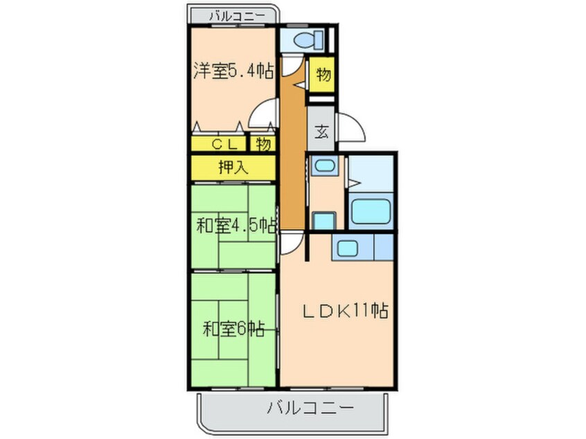 間取図 サンセリテ宝塚