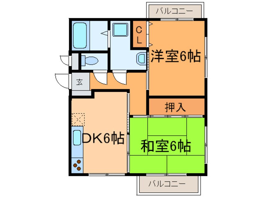 間取図 メゾン貴崎