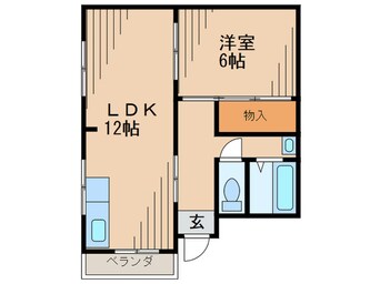 間取図 ギャレ・デ・塚口