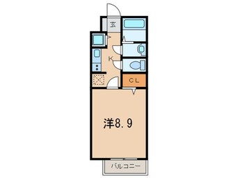 間取図 モナリエ青谷