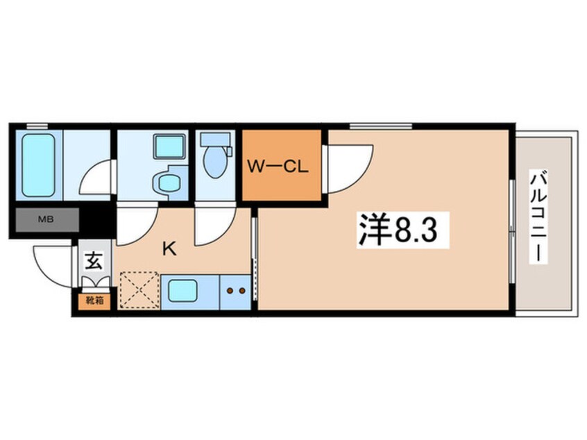 間取図 シティヒルズブライトⅢ