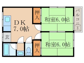 間取図 多田ハイツ