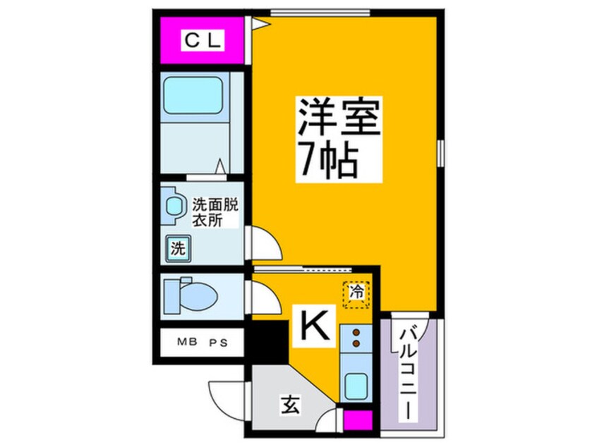 間取図 PRIMAVELA Ⅱ