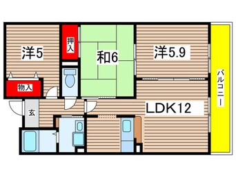 間取図 成城スクエア