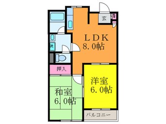 間取図 クリ－ンハイツ