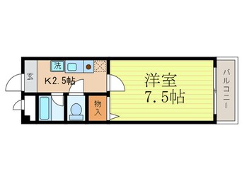 間取図 グリーンコートランザン