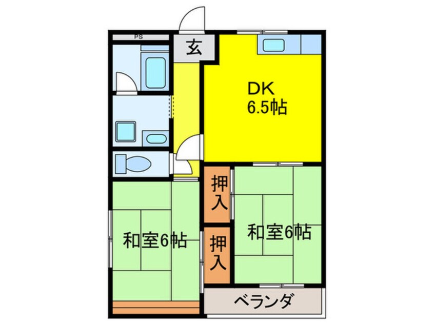 間取図 ハヤシコ－ポ