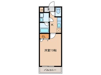 間取図 フジパレスピ－ノ