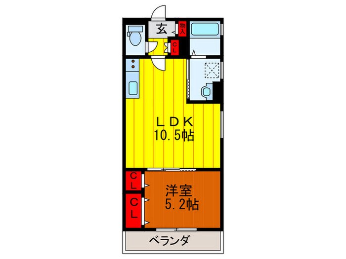 間取り図 クリエオーレ西三荘
