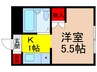 丹羽マンション 1Kの間取り