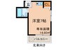 エポック摂津 1Rの間取り