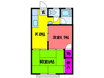 間取図 オリーブ羽倉崎