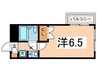 オ－キッド新石切 1Kの間取り