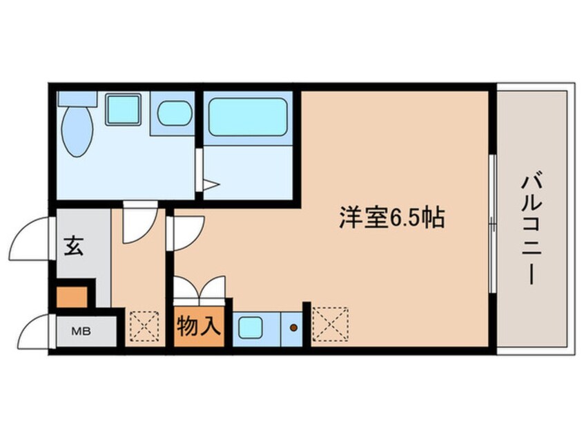間取図 アロハマリ－ナ