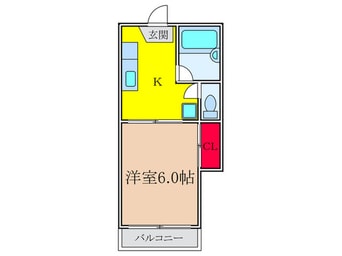 間取図 ナオミハイツ1