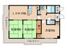 プル－リオン椥辻 3LDKの間取り