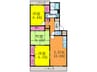 ﾏﾝｼｮﾝｸﾞﾗﾝﾄﾞﾓﾅ-ｸ 3LDKの間取り