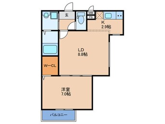 間取図 フジパレス阪急神崎川南Ⅱ番館