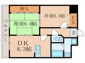 コスモスフローラDaigoの間取図