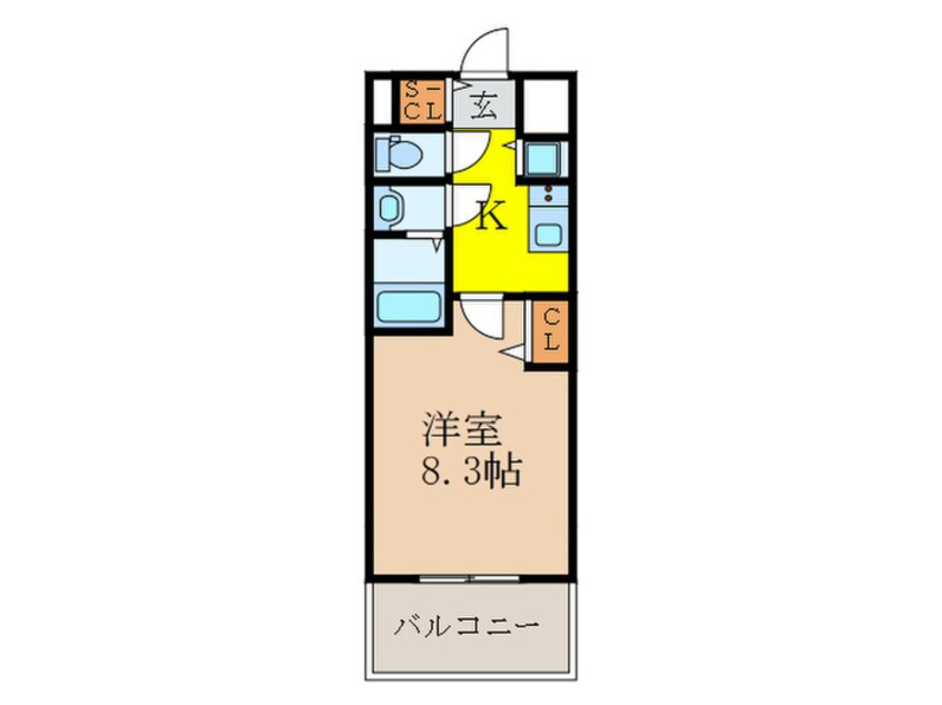 間取図 リッツ新大阪