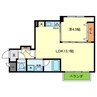 ＹＡＯ．ＲＥ甲子園 1LDKの間取り