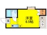 ＡハイツＢ棟 1Rの間取り