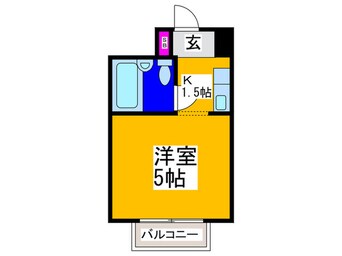 間取図 プレアール長吉出戸