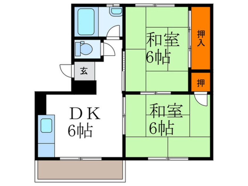 間取図 林マンション