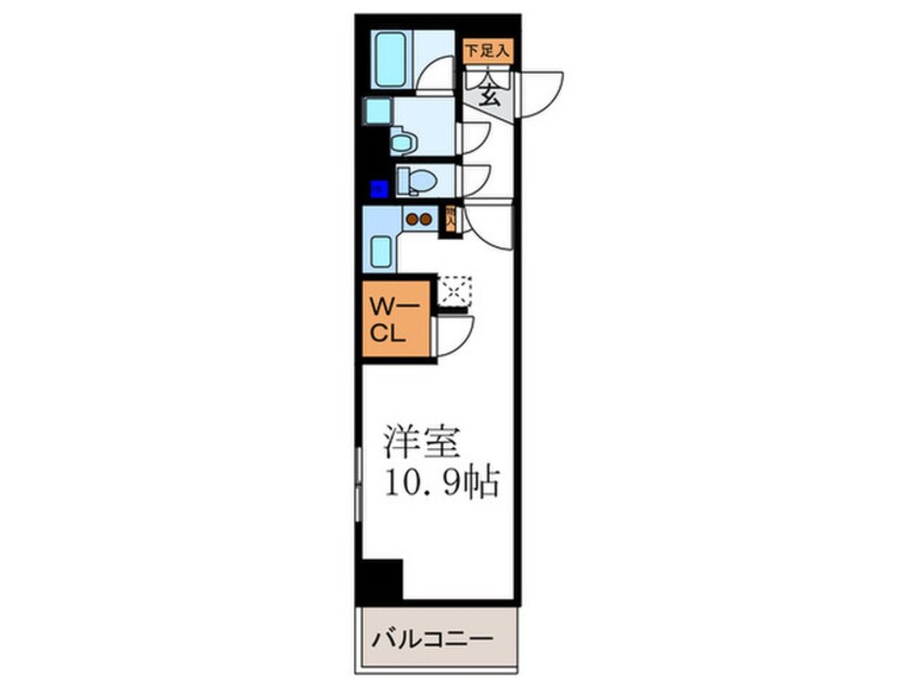 間取図 ｸﾘｽﾀﾙｸﾞﾗﾝﾂ西大路御池(305)