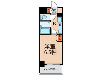 間取図 リ－ガル京都河原町(604）