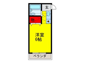 間取図 シティハイム南巽