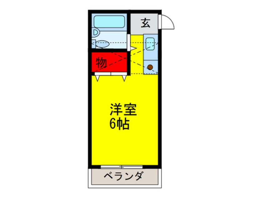 間取図 シティハイム南巽