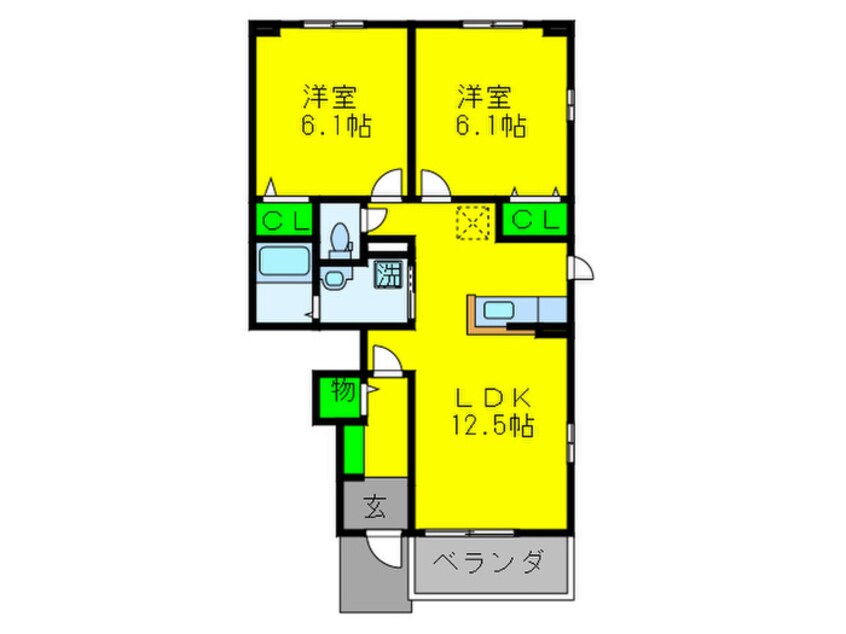 間取図 プラシード
