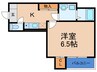REGIA OSAKA CITY KOMATSU 1Kの間取り