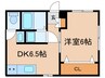 mulberry house 1DKの間取り