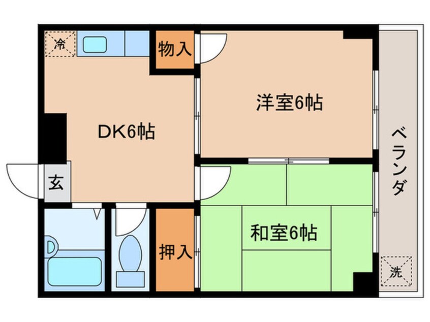 間取図 プレア－ル草津