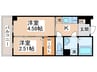 NU長居公園 2Kの間取り