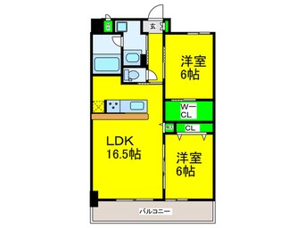 間取図 シャンピア堺