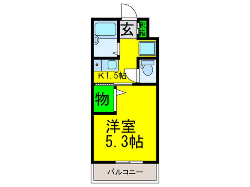 間取図 Blume公園南