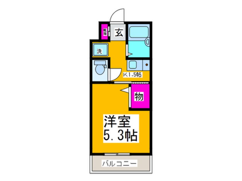 間取図 Blume公園南