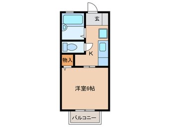 間取図 プラムハイツ