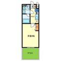 オランジュ上小阪の間取図