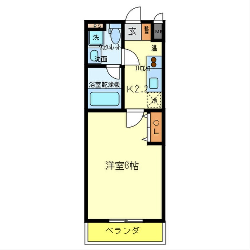 間取図 オランジュ上小阪